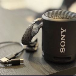Sony SRSXB13/B Extra Bass Portable Waterproof Speaker with Bluetooth, USB Type-C, 16 Hours Battery Life