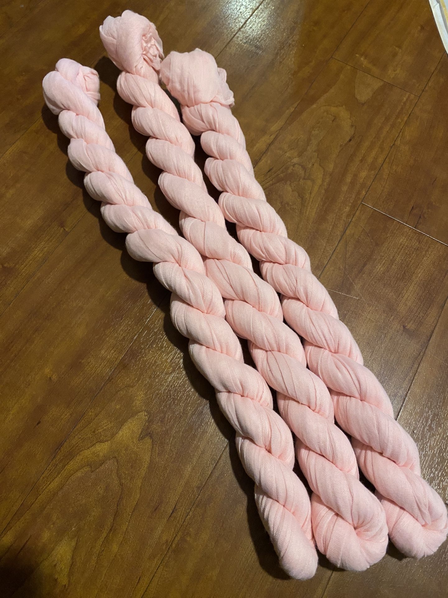 Light Pink Cheesecloth Table Runner