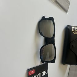 ray ban justin’s polarized mirror lens 