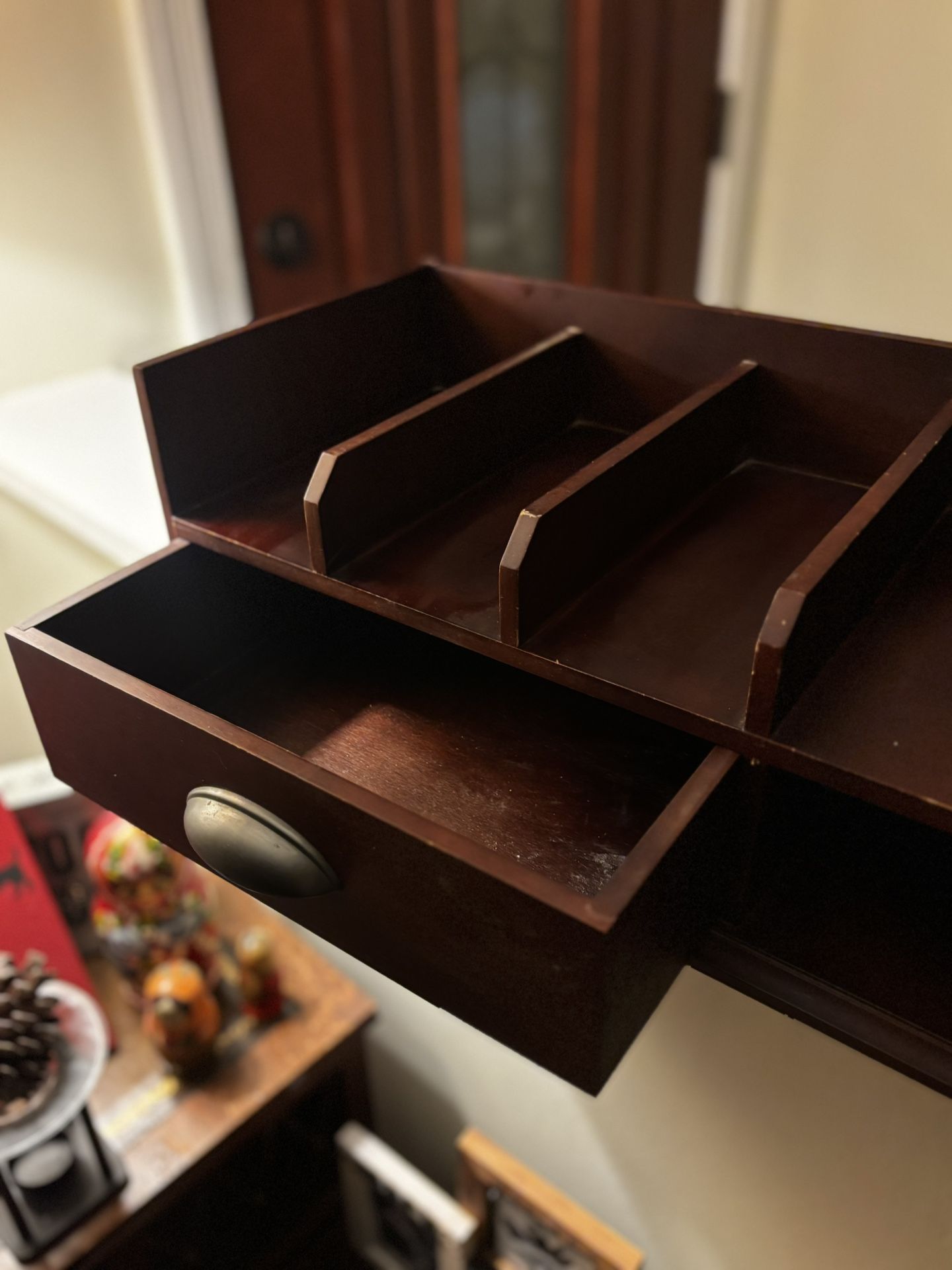 Solid Wood Desk Organizer