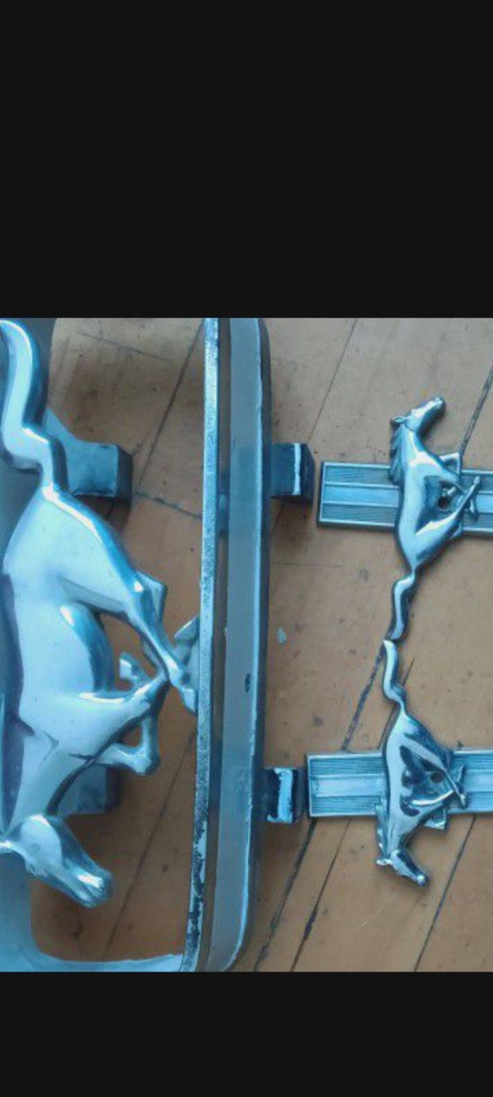 3. 1978 Mustang Chrome Logos $80 For All Pisces Obo