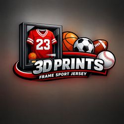 MADE TO ORDER ONLY. 3D Prints Framed Sport Jersey Art.
