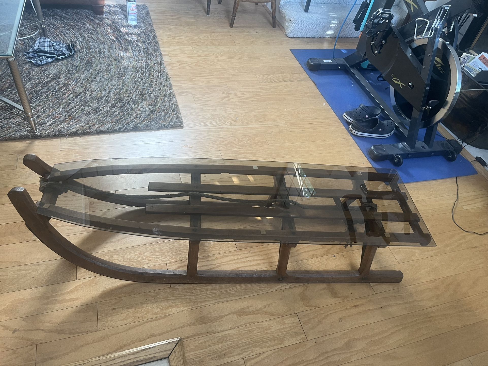 Antique Sled Coffee Table