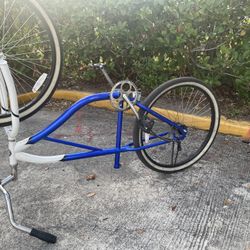 Antique Bike (Has Seat) Blue & White