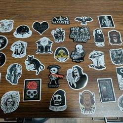 NEW 30 Goth/Punk Stickers