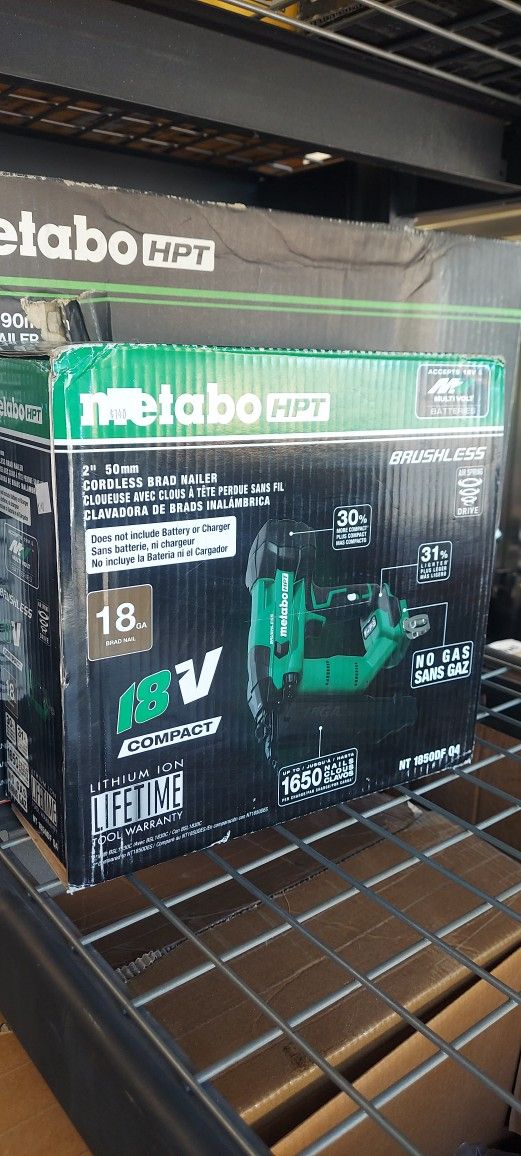 Metabo HPT MultiVolt 2-in 18 -Gauge Cordless Brad Nailer (tool only) $140