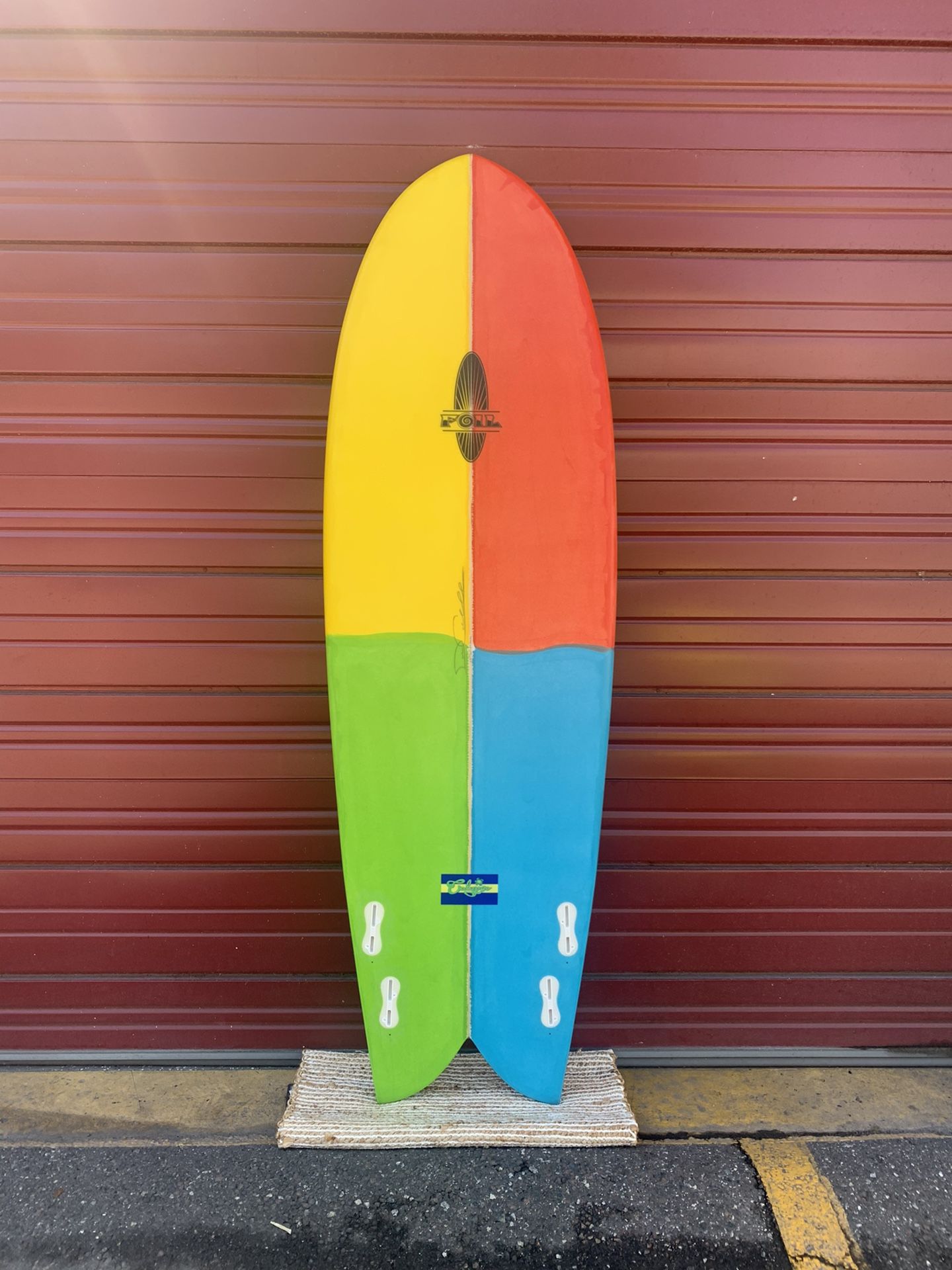 New FOIL “Calypso” Quad Retro Fish Surfboard 5’4” to 6’0”