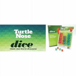 Turtle Nose Clear Dice Set with  Entertainment Refill Card