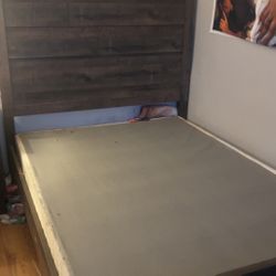 Full bed frame plus box frame 