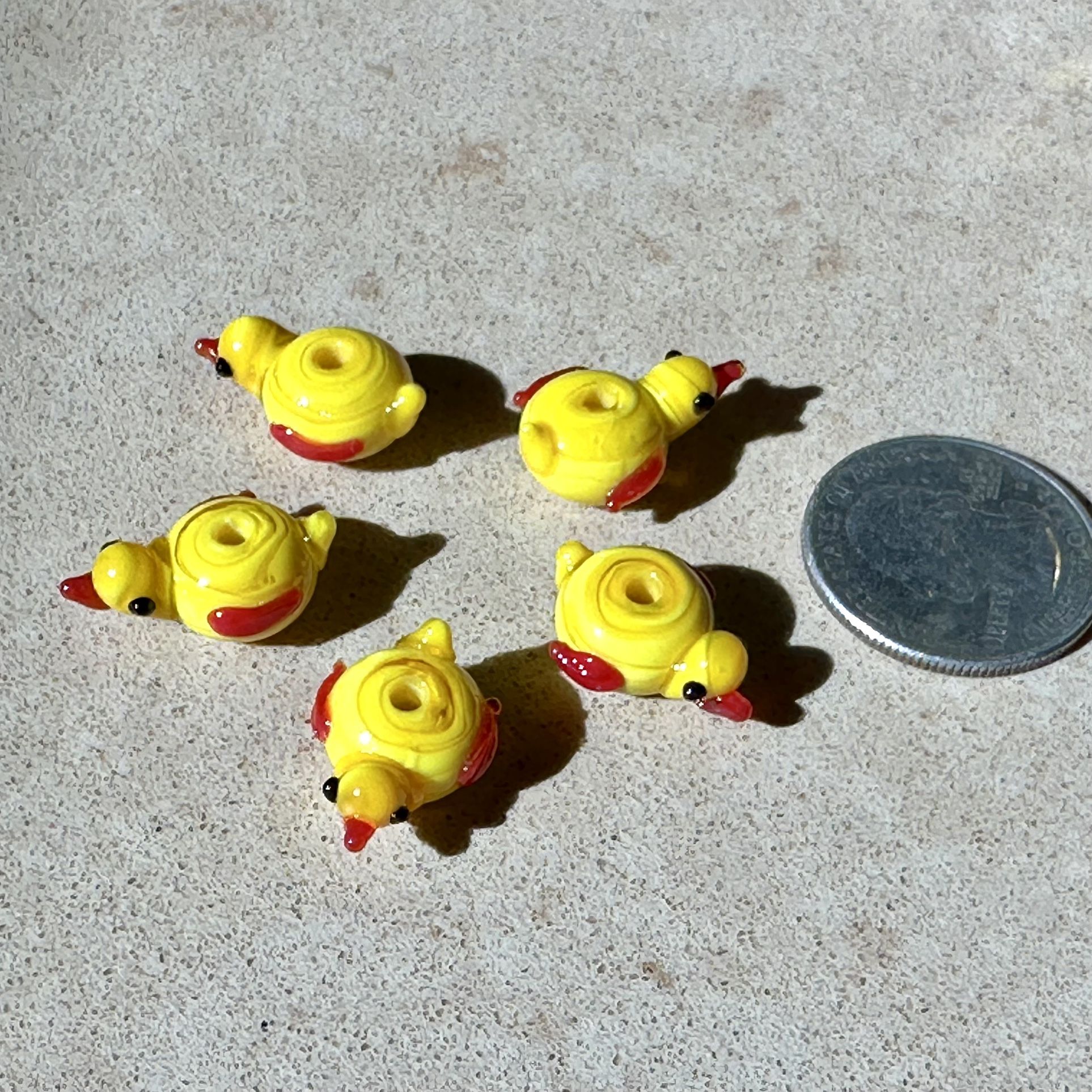 🦜 Several styles of bird beads available for purchase, or you can request me to make jewelry from them for you