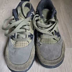 Little Kid's Jordan 4 Retro SE Craft Mdm Olive