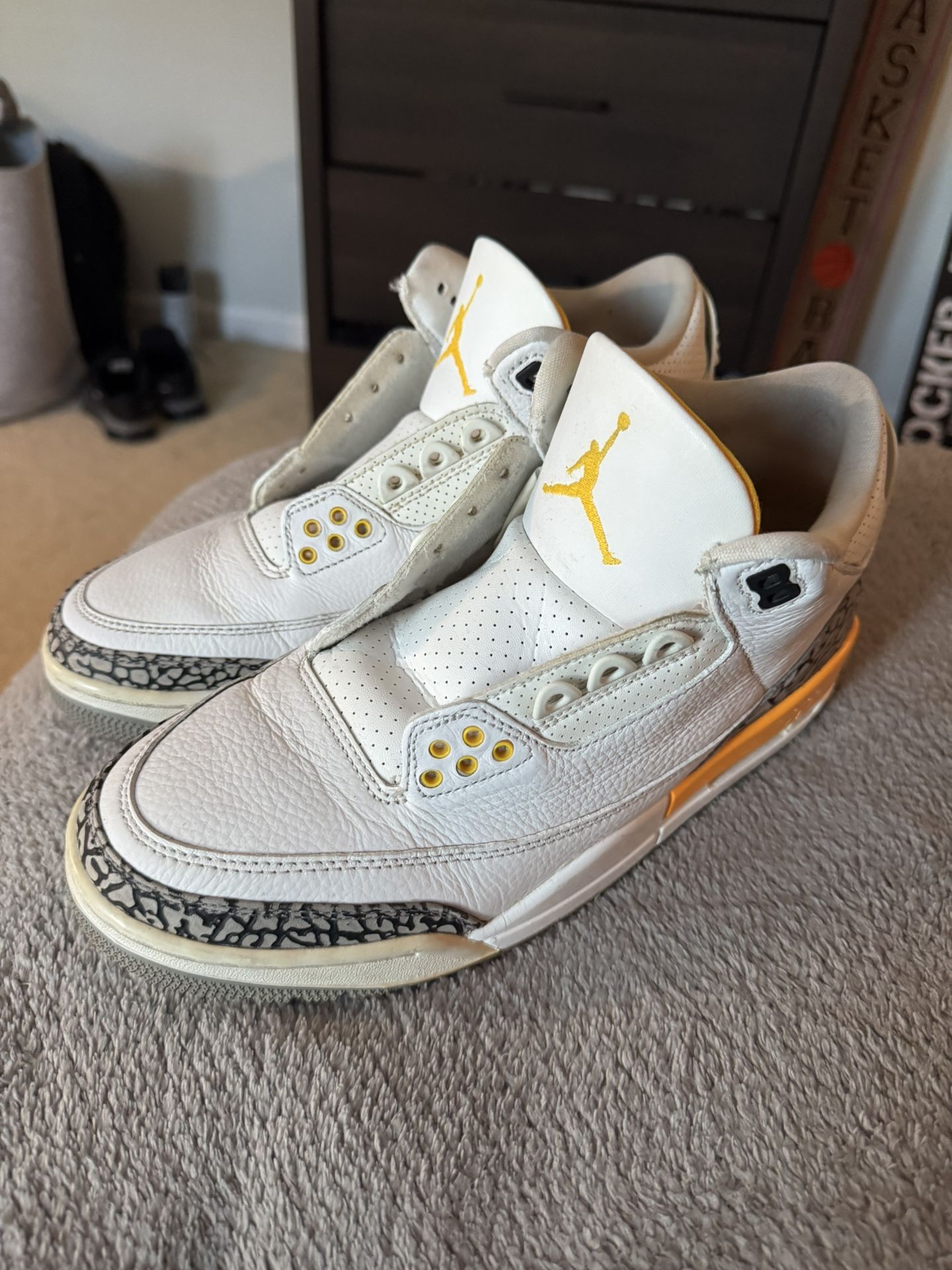 jordan 3 laser orange