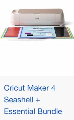 Cricket maker 4 bundle and cricket easy press SE