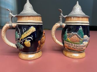West Germany beer Stein set