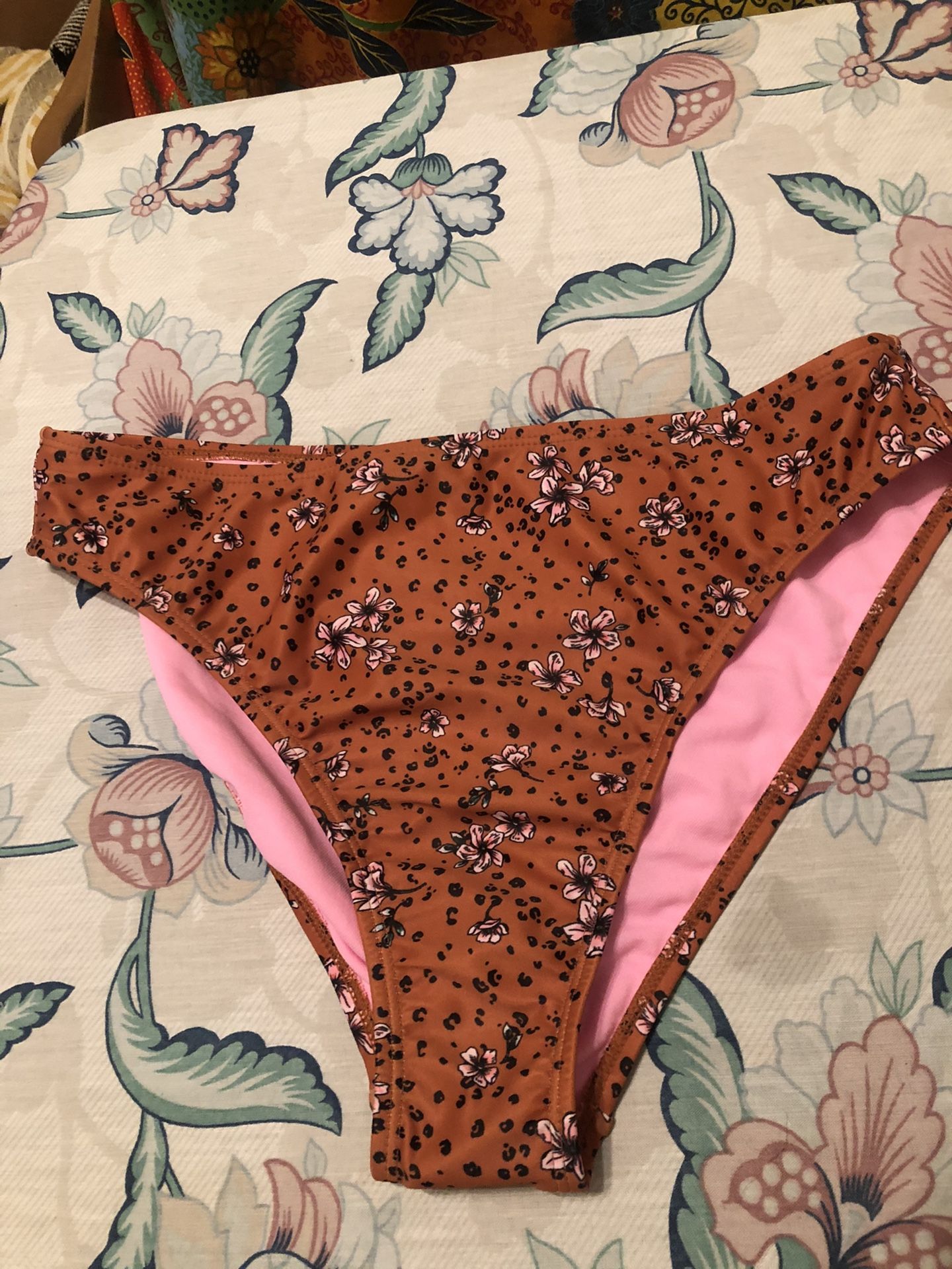 Xhilaration Juniors High Leg High Waist Bikini Bottom