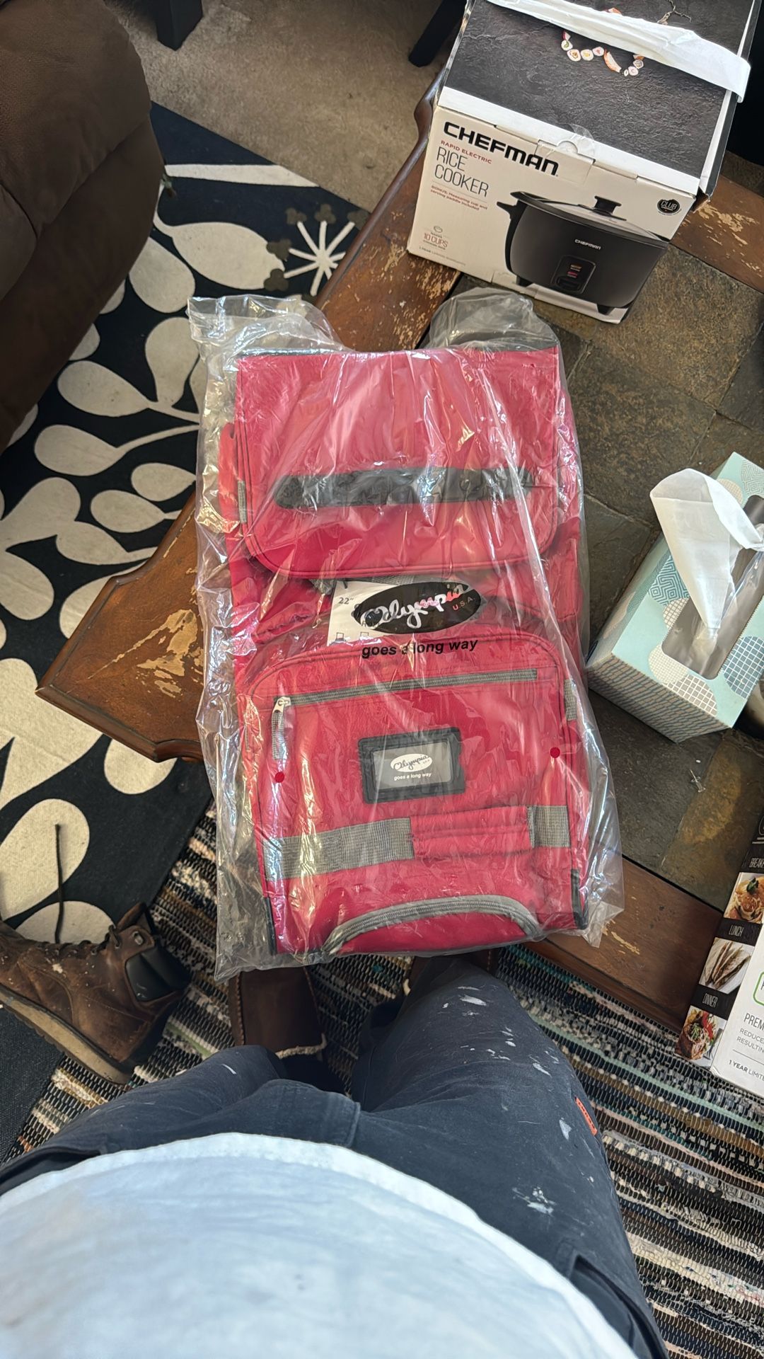 Brand New Rolling Duffle Bag