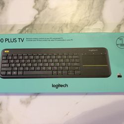 Logitech K400 Plus TV Wireless Keyboard for PC/TV/Laptop/Tablet