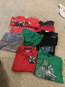 Boys shirts size small 10-12