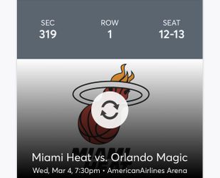 Miami Heat bs Orlando Magic NBA game Wednesday March 4th