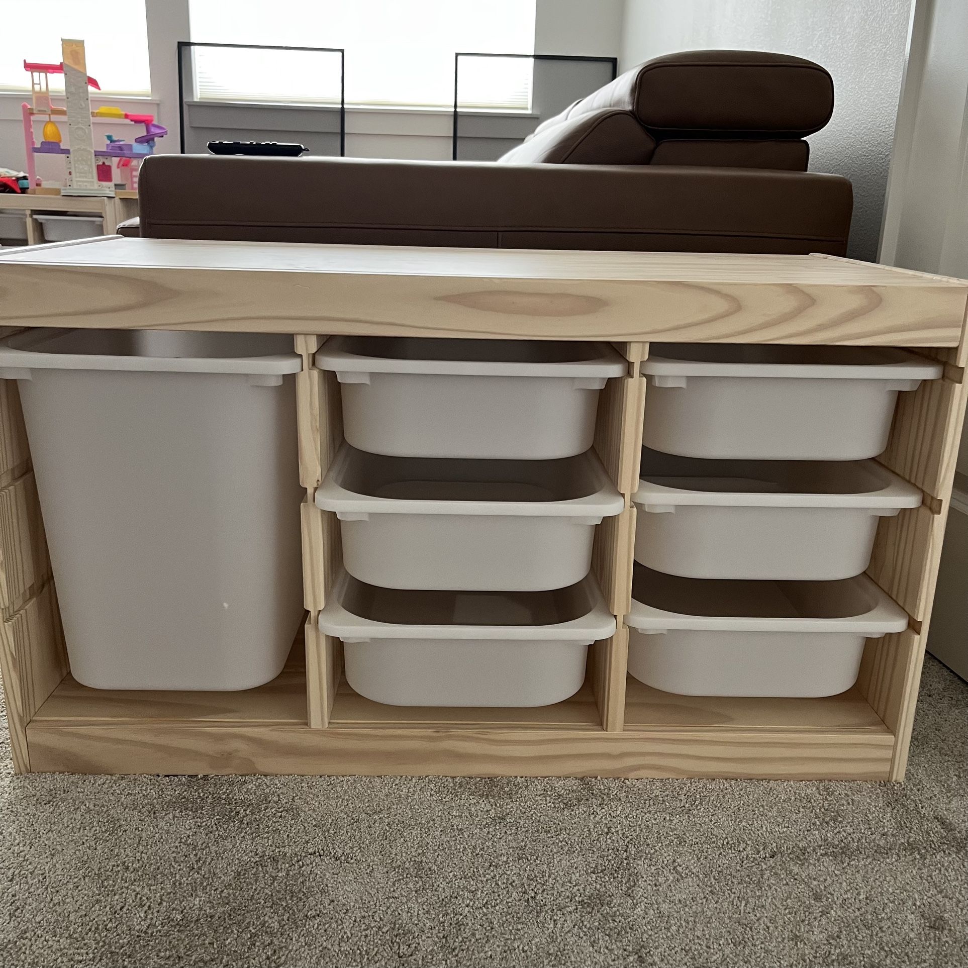 TROFAST Storage With White Boxes