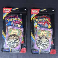 Phantasmal Flames Booster Pack , 1 Promo Card ( Whimsicott) And 1  Pokémon Coin
