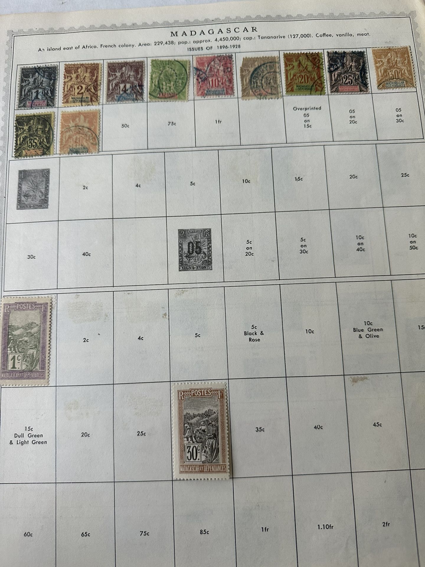 Madagascar Large Stamp Collection 184