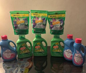 Gain and downy detergent bundle