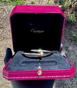 Cartier Gold Nail Bracelet