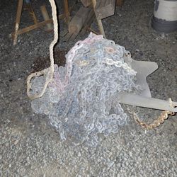 44 # Bruce Claw anchor with 150'of 7 /16 Galvanize chain.