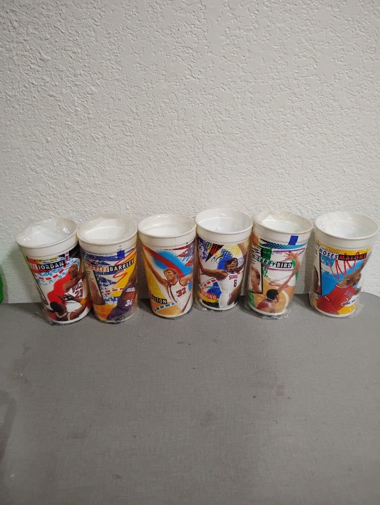 1993 NBA Dream Team Collectable Cups 
