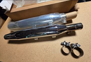 NOS Harley Sportster OEM Mufflers Exhaust Pipes 2004-2006 XL (contact info removed) 65232-04