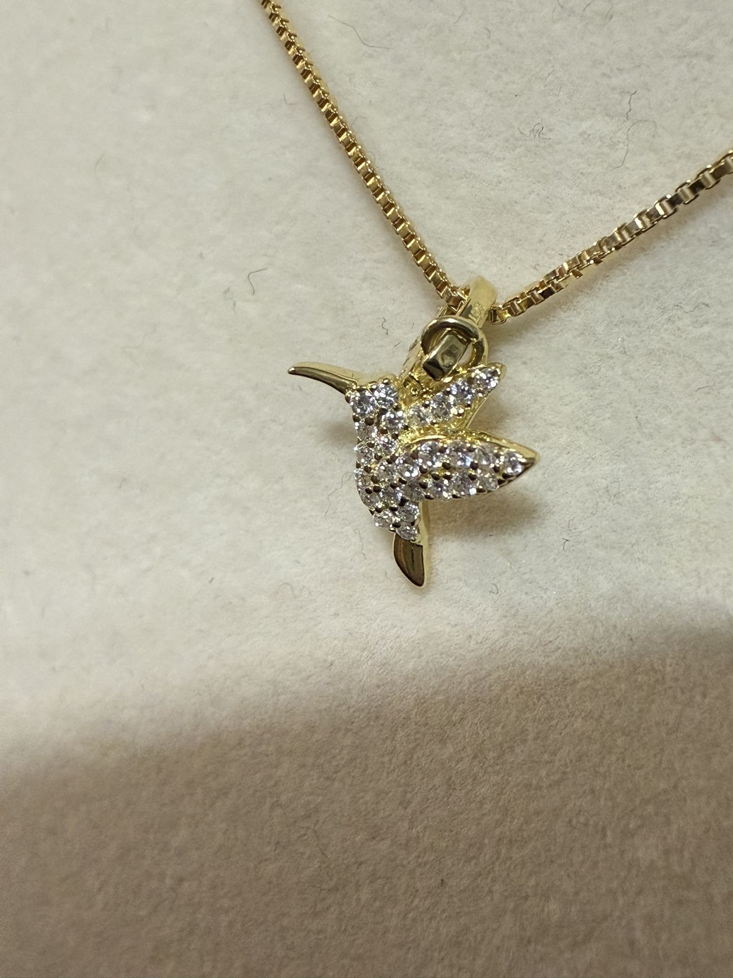 Hummingbird Pendant Necklace 