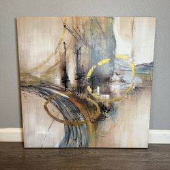 Abstract Canvas Wall Art (29x29in)