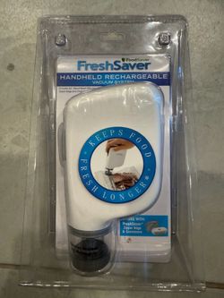NEW FoodSaver FreshSaver Handheld Rechargeable Food Vacuum Sealer Bag System