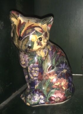 Ceramic Patchwork Kitten