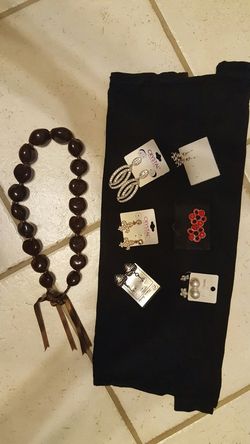 Earring and necklace