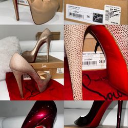 Christian Louboutin Red Bottom French Designer Heels 