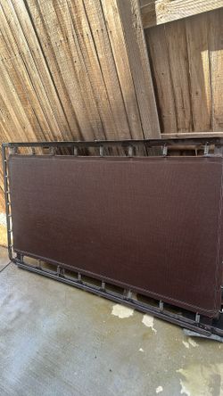 Portable folding bed