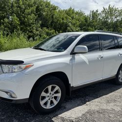 2013 TOYOTA HIGHLANDER 3.5L *LEATHER* 3RD ROW* LIKE NEW* FINANCING FL  *ONLY 178,000 MILES ***JUST BROKE IN ASK GOOGLE***  *ONE OWNER  *PEARL WHITE TR