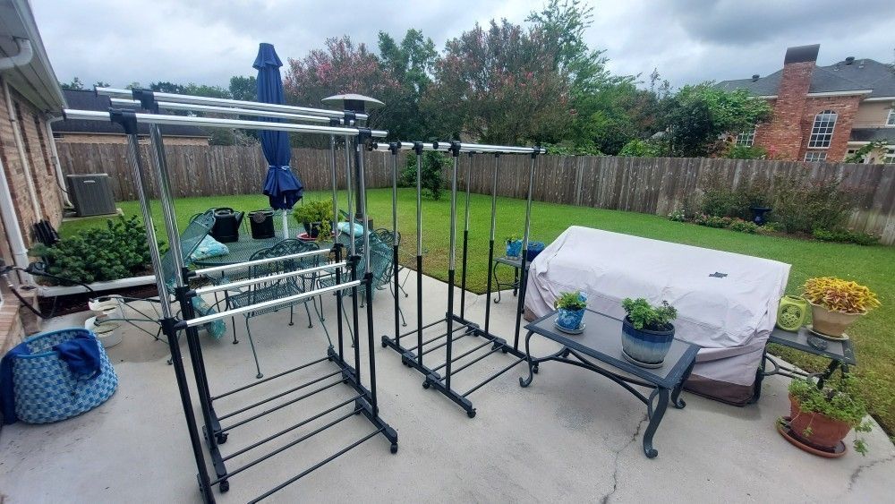 Clothing Racks- Rolling