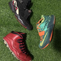 Men’s Air Jordan 8/10 + KD 6 Bundle - Size 12M - Restoration