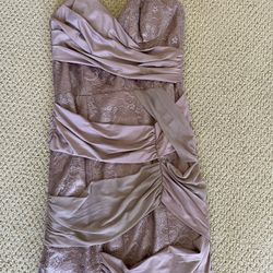Bebe strapless mini dress  Size XS 