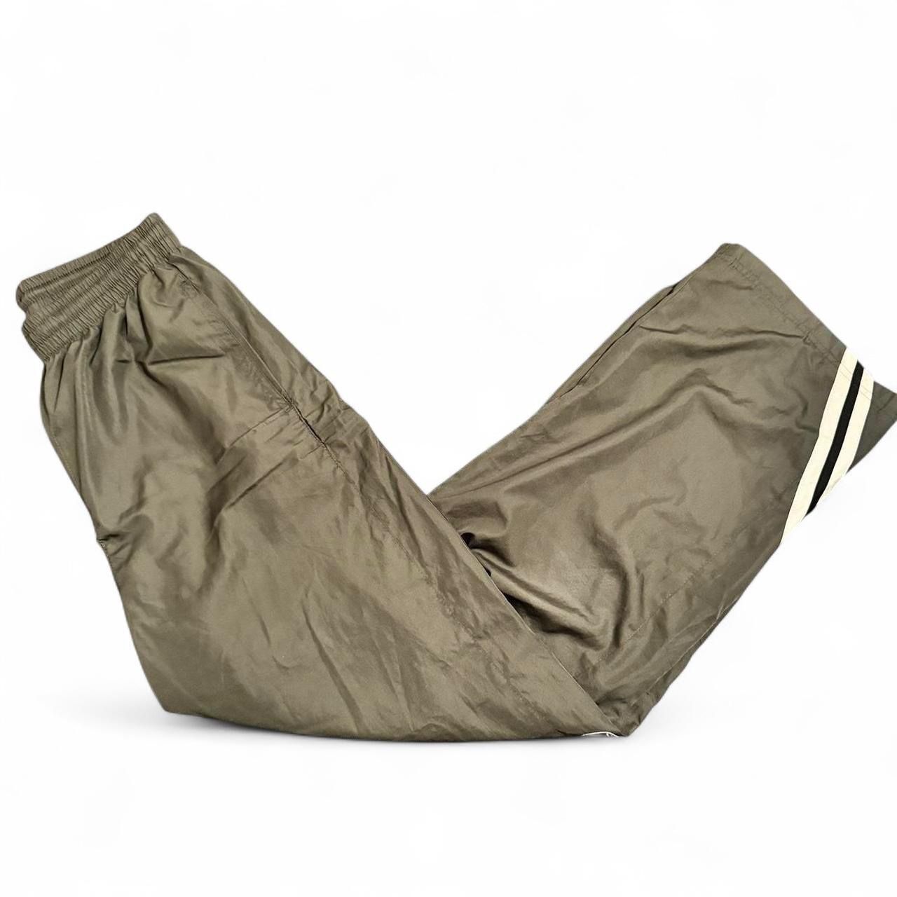 Reebok Mens Workout Windbreaker Lightweight Tracksuit Pants Gray Large