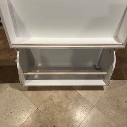 Babyletto Tally Storage and Bookshelf - White and Washed Natural