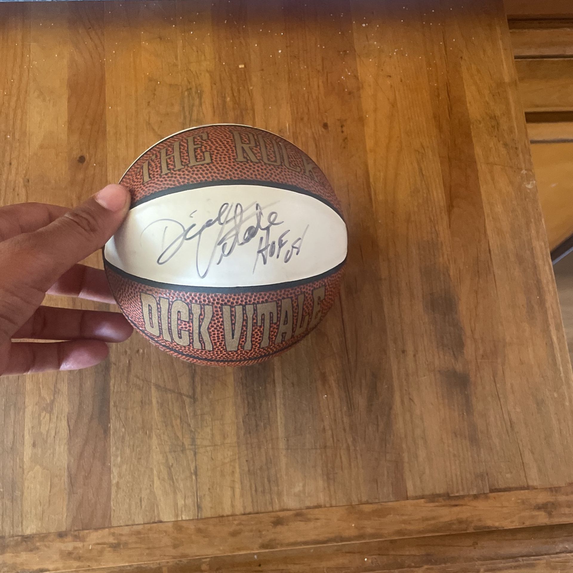 Dick Vitale Signed Ball