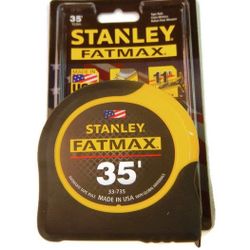 6- Stanley Fatmax Tape Measures 