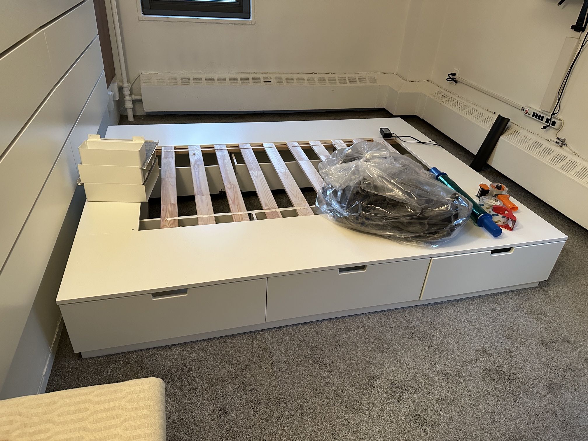 Ikea Nordli Bed White Queen for Sale in The Bronx, NY OfferUp