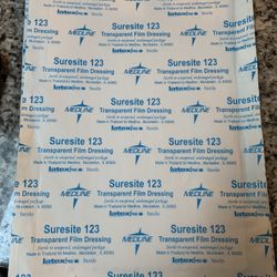 Medline Suresite 123 Sterile Transparent Film Dressing 