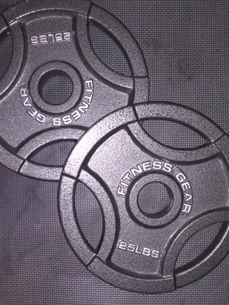 Brand New 25lbs Olympic Plates