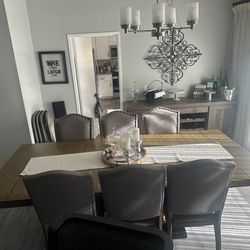 Dinner Table For 8 People